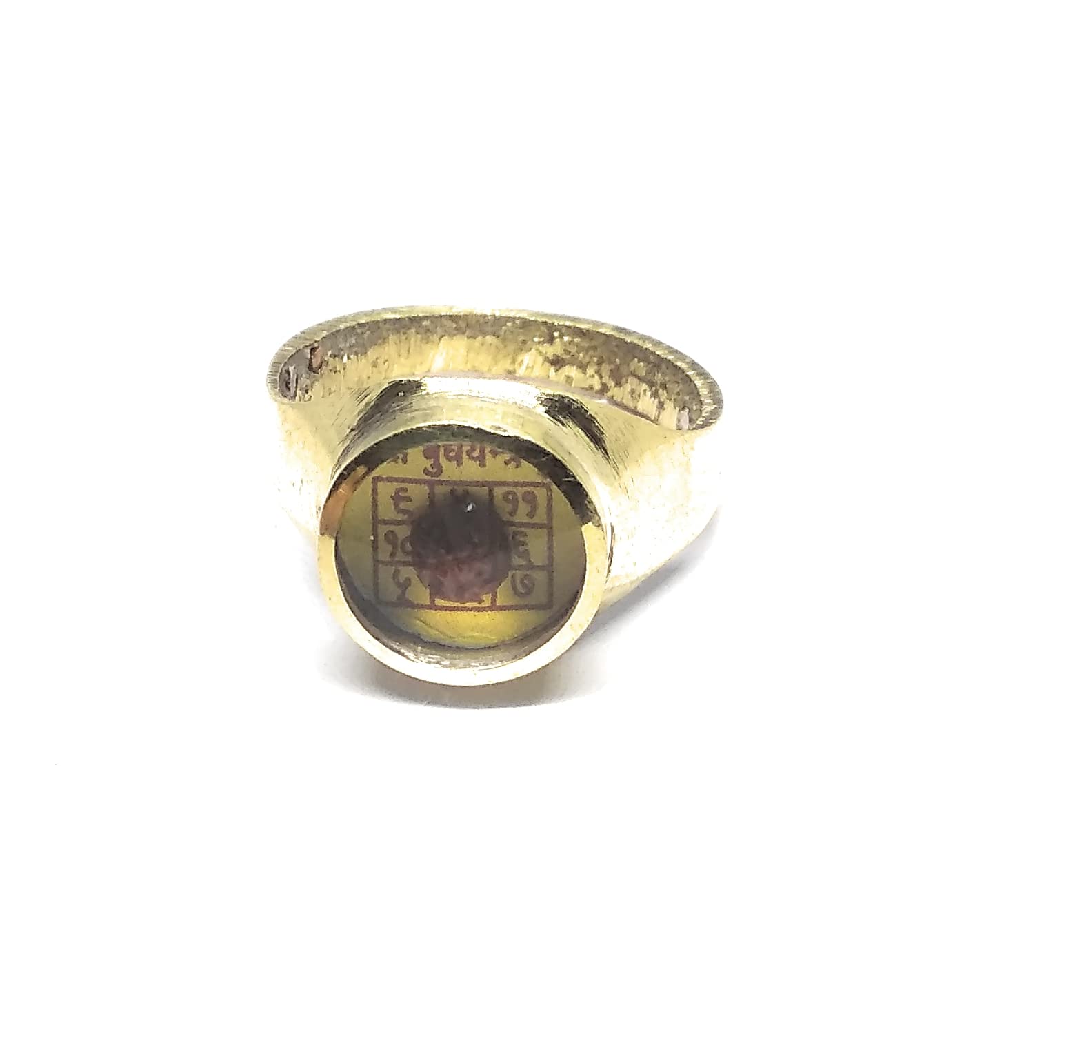 AstrosaleAshtadhatu Gold Plated Budh Greh Ring for Planet Mercury Brings Home Goodluck Success Money, Wealth and Prosperity