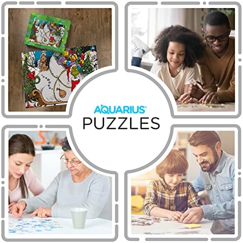 AQUARIUS Grinch Puzzle (500 Piece Jigsaw Puzzle) - Glare Free - Precision Fit - Virtually No Puzzle Dust - Officially Licensed Grinch Collectibles - 14x19 Inches 4 51gcj3AIjIL. AC