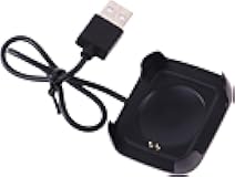 Black Charging Cable Charger Cord for HW22 Smartwatch Intelligent Watch Smart Watch Charger Magnetic,Dock Holder Stand USB Cable Adapter Cables(30cm),Smartwatch Cables & Chargers