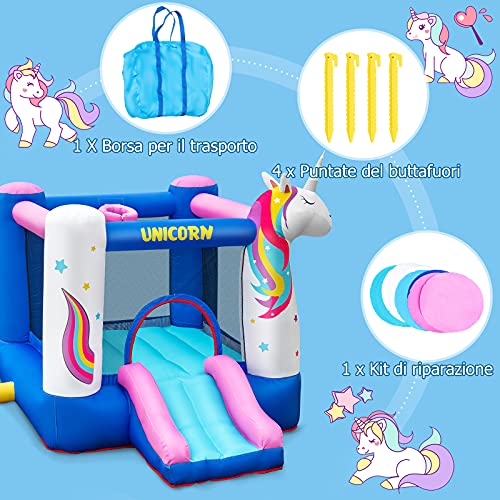 GOPLUS Castello Gonfiabile, per 3 Bambini 3 - 10