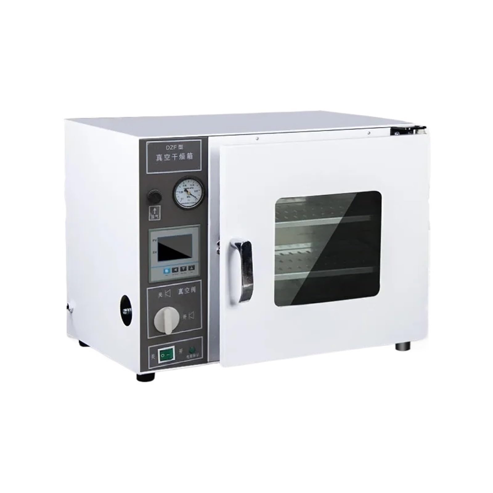 Horno De Secado Al Vacío Con Pantalla Digital, Máquina Alimentos Industrial Pequeña Doble Partición For Investigación Laboratorio