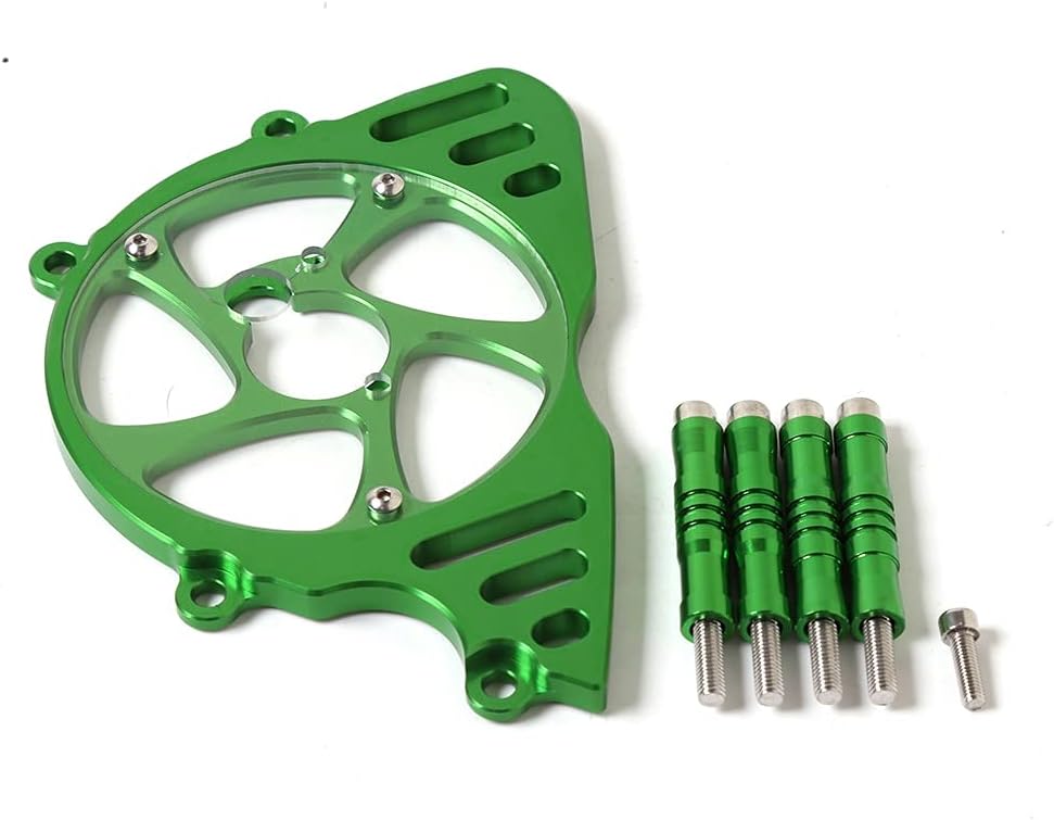 Accessories Motorcycle Accessories Front Sprocket Chain Guard Cover Left Side Engine Protective Cover for Kawasaki Z1000 2010-2017 - (Color: Orange)