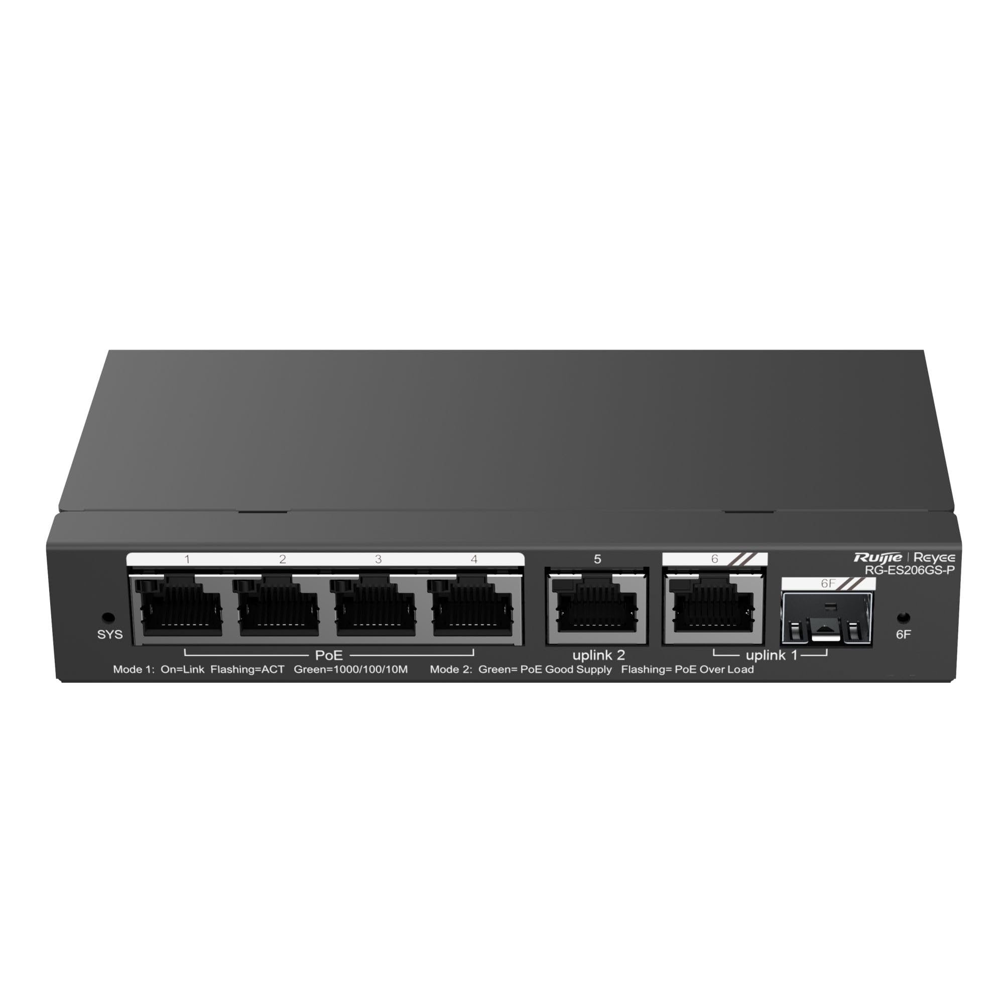 Ruijie Reyee 6-Port Smart Gigabit PoE Switch RG-ES206GS-P