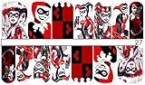 DC Comics Suicide Squad Joker Harley Quinn Nail Decals DC extended universe Cartoon Nail art kit...