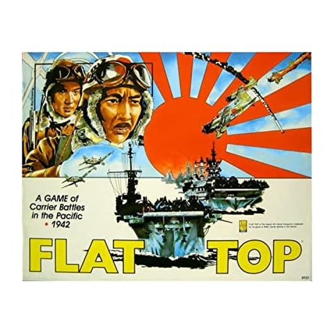Flat Top - A Game of Carrier Battles in the Pacific - 1942 Cover