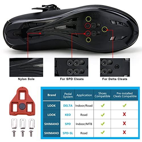 Image of Kyedoo Mens Womens Cycling Shoes Compatible with Pelaton Road Bike