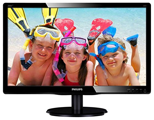 Philips 200V4LAB/00 49,5 cm (19 Zoll) Monitor (VGA, DVI, 5ms Reaktionszeit) schwarz