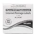 Houselabels 2-5/16 x 10-1/2 Inches Dymo-Compatible 30387 3-Part Internet Postage Labels, 1 Roll, 100 Labels per Roll