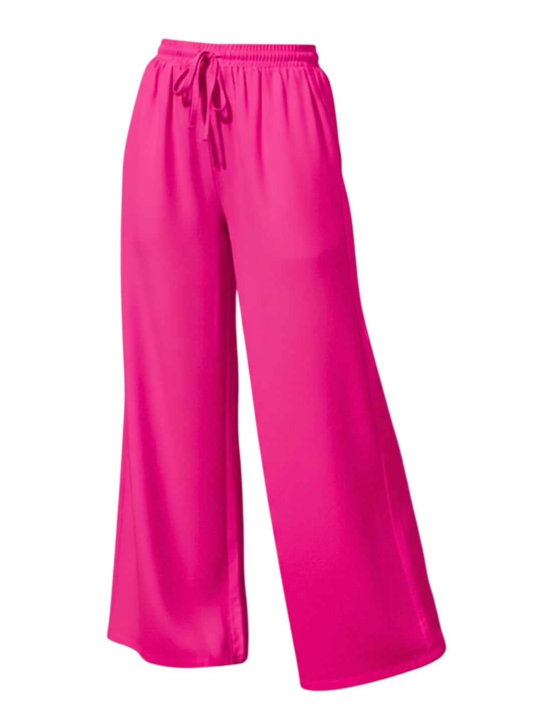 v33 Women's and Girls 100% Pure Rayon Regular Fit/Wide Leg Palazzo Pants, Drawstring Relaxed Fit - Available in Plus Size -M, L, XL, 2XL, 3XL, 4XL, 5XL-picture-22