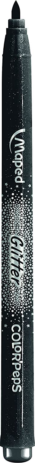 Maped Color'Peps Glitter 847110 Flamastry, Wielokolorowy, 10 sztuk