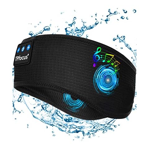 TPfocus Auriculares para Dormire Bluetooth 5.2 Regalo Hombre y Mujer, Sonno Auriculares Banda Deportiva Inalámbrico Recargable Auriculares Bluetooth Dormire para Correr,Viajes y Relax Cover
