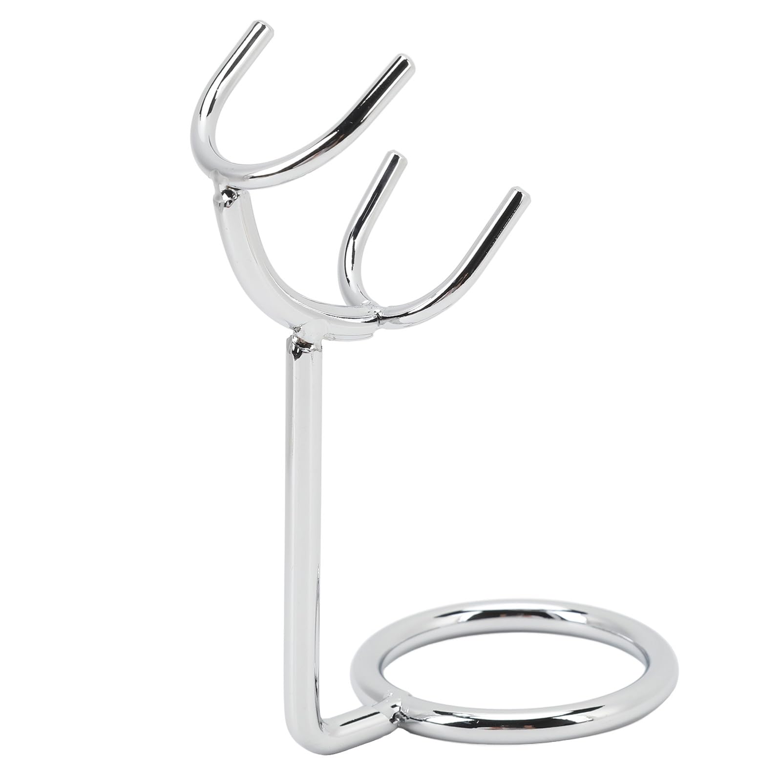 Shaving Brush Stand,Stainless Steel Shaving Holder Stand Simple Universal Multifunctional Manual Shaving Brush Stand for Bathroom