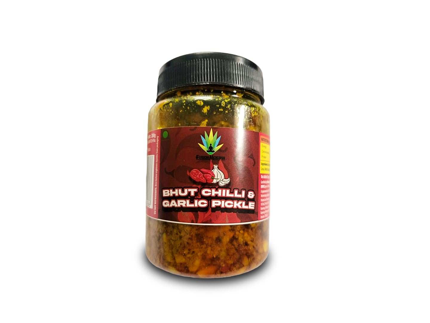 Fusion Moksha Bhut Chilli Pickle | Bhut Jolokia Pickle | Bhut Jolokia and Garlic Pickle | 200 Grams | Assamese Pickle | Assam Special Pickle | North East Pickle | Taste of Northeast | Preservative Free (B0D6WCZ2K1) Amazon Price History, Amazon Price Tracker