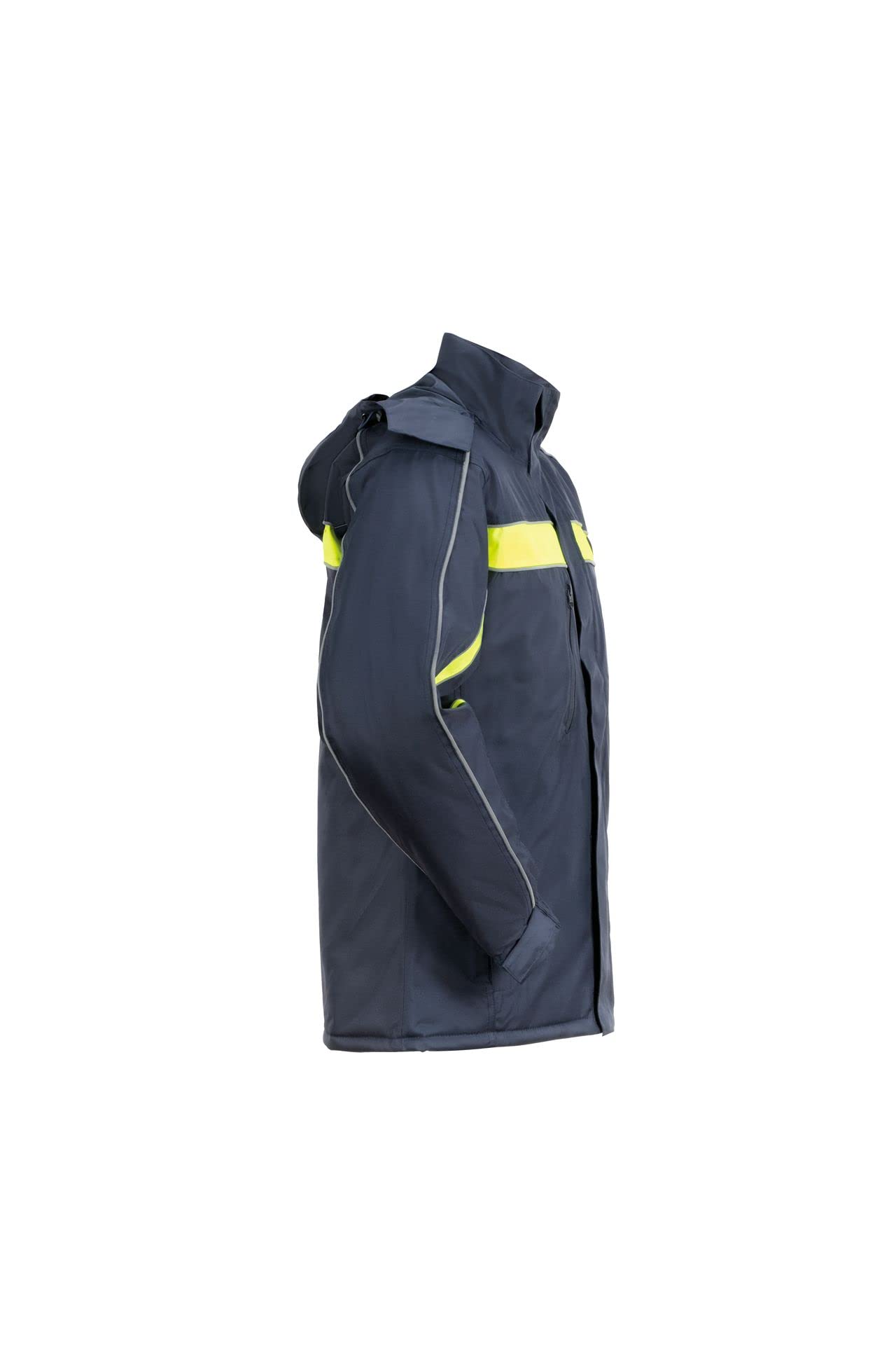 Planam 3602048 Outdoor Cosmic Jacke, Marine/Gelb, Größe 48