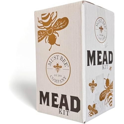 Mead Making Kit - DIY Fermentation- Complete Mead Making Kit to Brew 1 Gallon of Delicious Honeywine with Reusable Equipment from Must Bee Company
