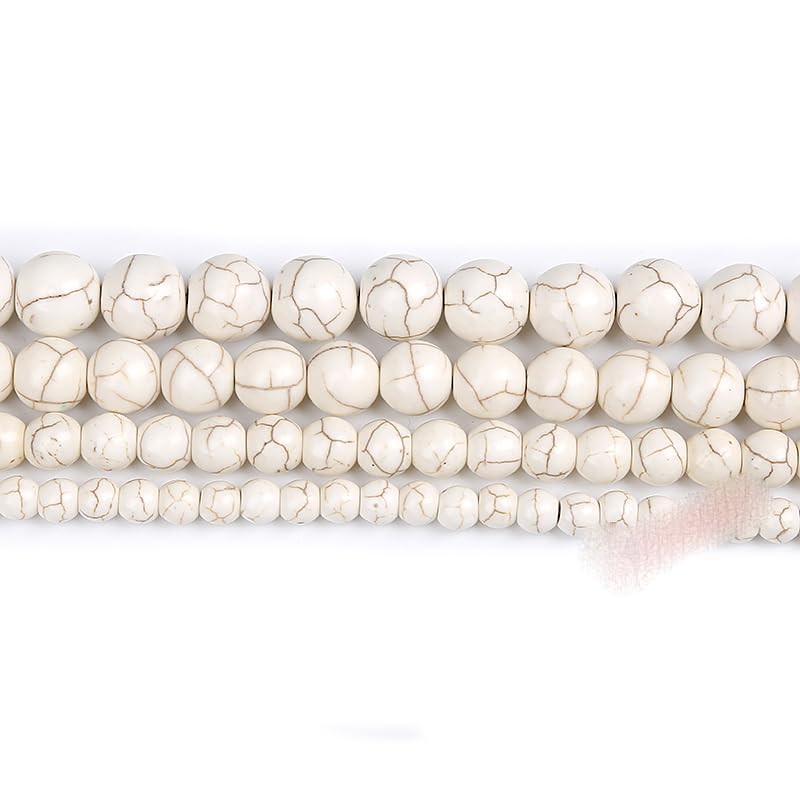 Perline Distanziatrici Naturali Sciolte Perline Rotonde Lisce Di - Foto 5