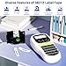Tape 12mm 0.47 Laminated White Replacement for Brother P-Touch Tze Label Tape TZe-231 Tz Tape Brothers Ptouch Label Maker Refills, Compatible with PT-D210 PT-H110 D220 H111, VolenGo 3B21Z 5-Pack