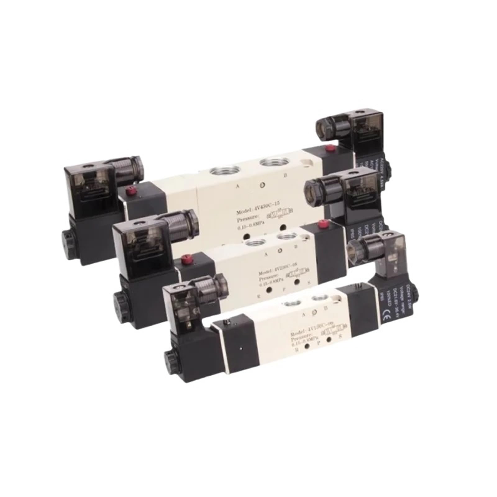 Distributeur pneumatique 4V130E-06 DC 24V idéal pour simplifier vos circuits d'atelier