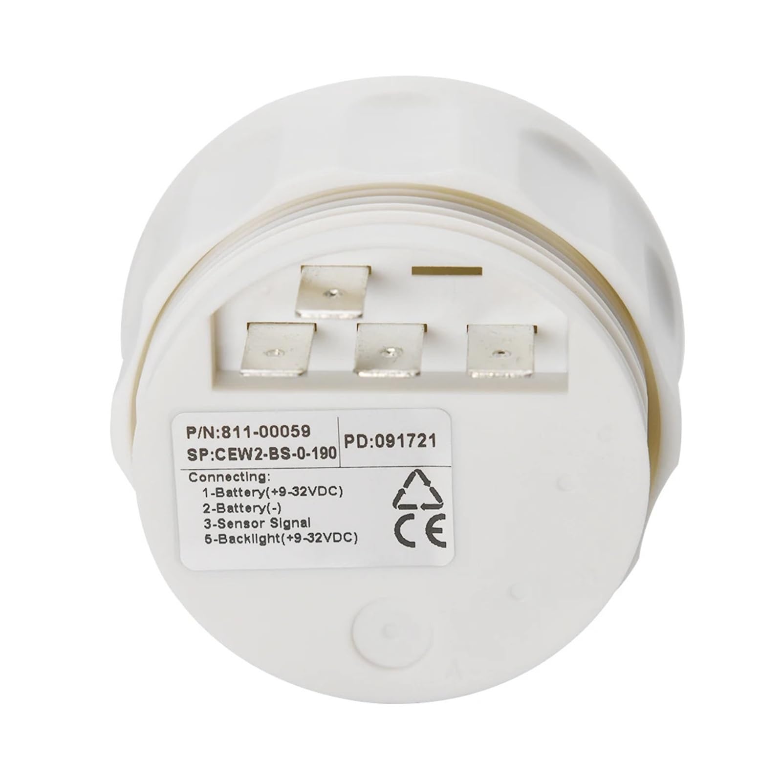 Cyfrowy wskaźnik poziomu wody 2 "52 mm z czerwonym podświetleniem LED 0-190ohm Wskaźnik poziomu wody w zbiorniku do samochodu RV łodzi Stabilne wyjście(240-33ohm WS)