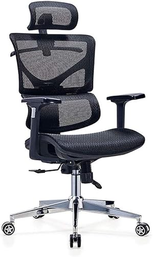 ROOMAN Desk Chairs with Wheels Ergonomic Adjustable Armrest Computer Home Back Hanger Office Chair, Gaming Chair and Boss Reclining Swivel Chair