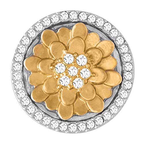 Ginger Snaps Superbell Charm Accessory | Interchangeable, Customizable & Adjustable Snap Jewelry Collection | Button Charms for Necklaces & Bracelets | Standard Size | SN15-87 | Valentine