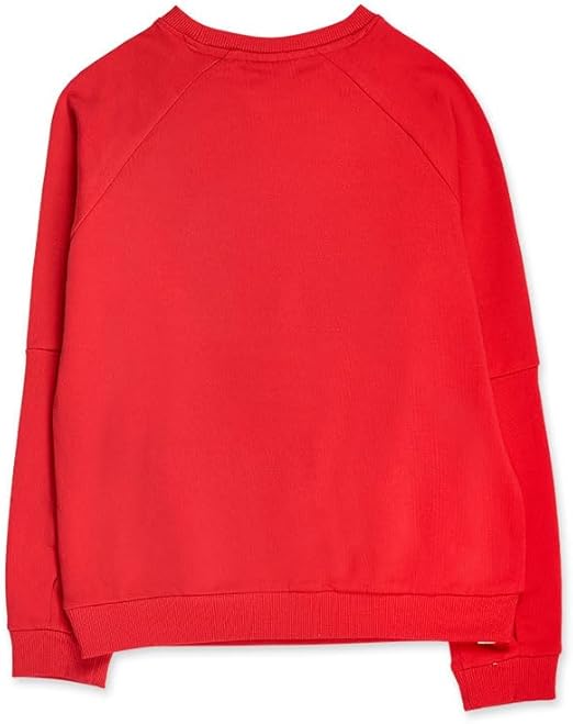 Sudadera Roja Niña Sudadera De Felpa Lisa Con Capucha NARANJA