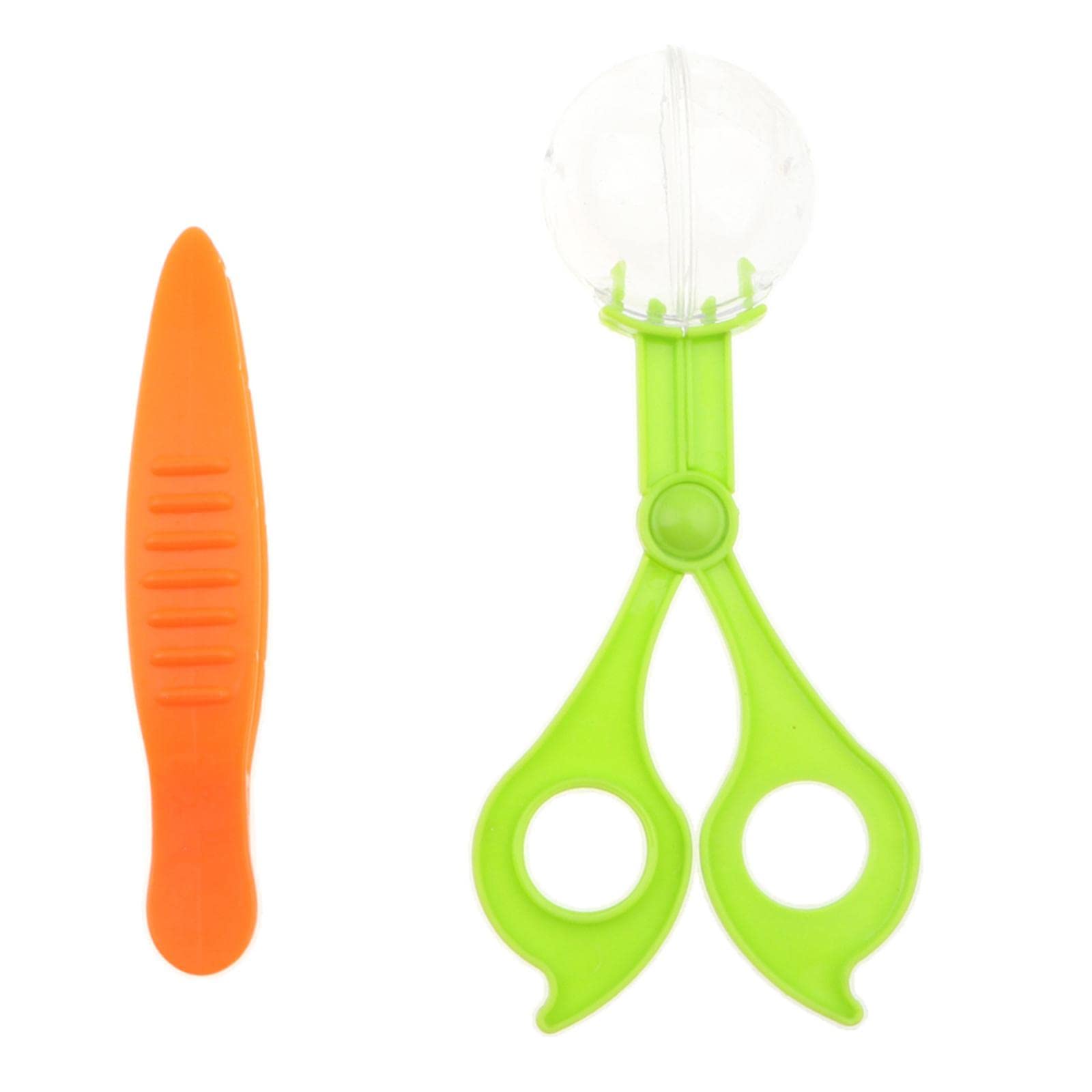 CALANDIS® Nature Exploration Toy Kit for Kids, Plant Insect Study Tool - Plastic Scissor Clamp & Tweezers