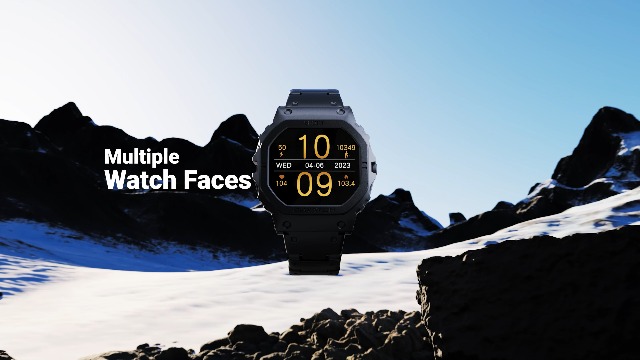 Vibez Vintage Luxury Smart Watch for Women & Men with 1.57 TFT HD
