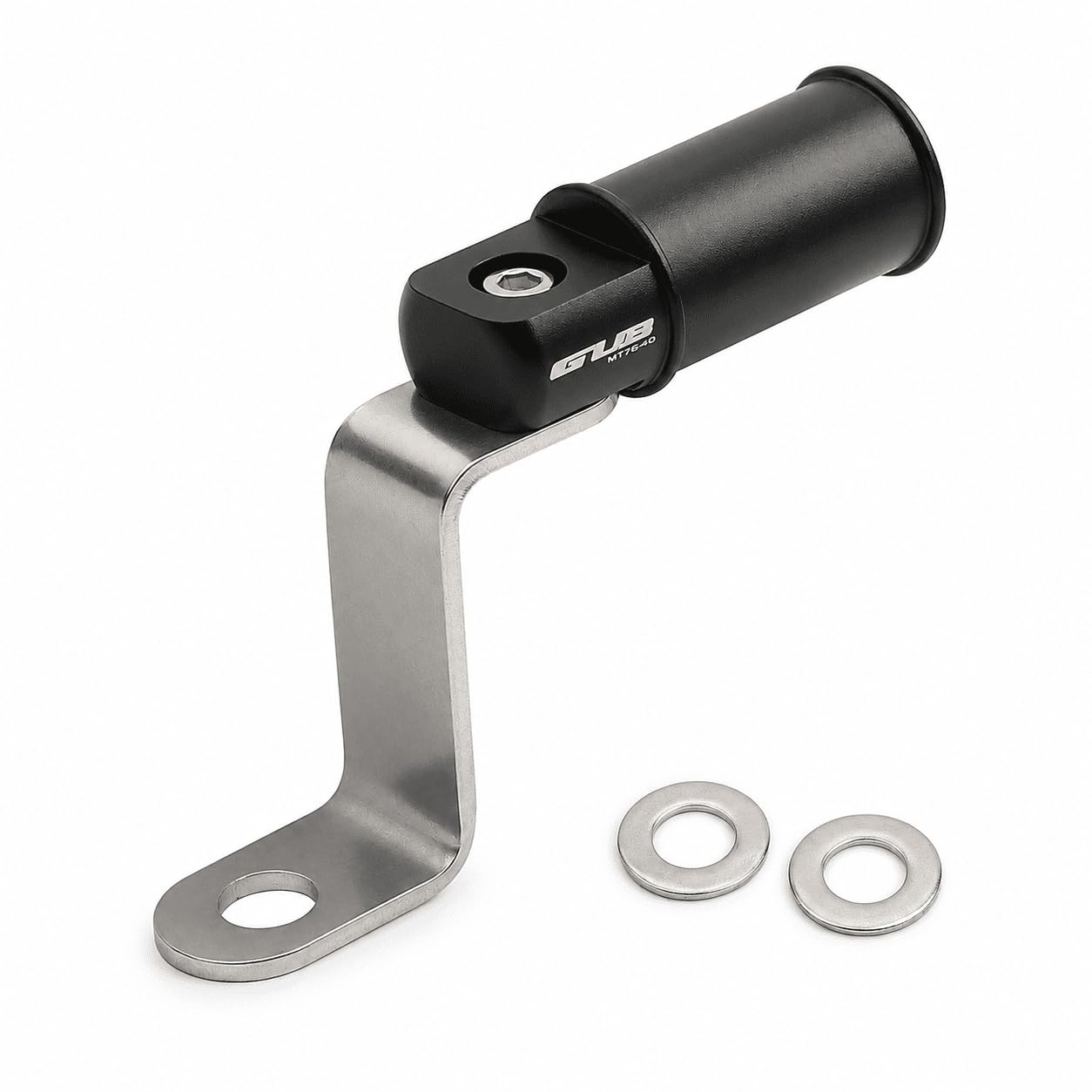 Motorcycle handlebar-to-mirror extension – adapter for smartphone/GPS mount