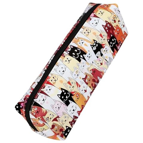 Online Stylish Cat Design Pencil Case Cover