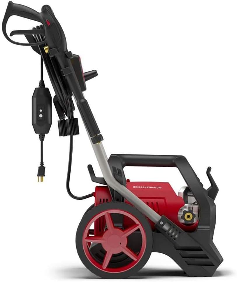 Suреr Sаlе 🛒 Briggs & Stratton S2200 2200 MAX PSI at 1.0 GPM Electric Pressure Washer with Detergent Foamer, 25-Foot High-Pressure Hose, and Turbo Nozzle