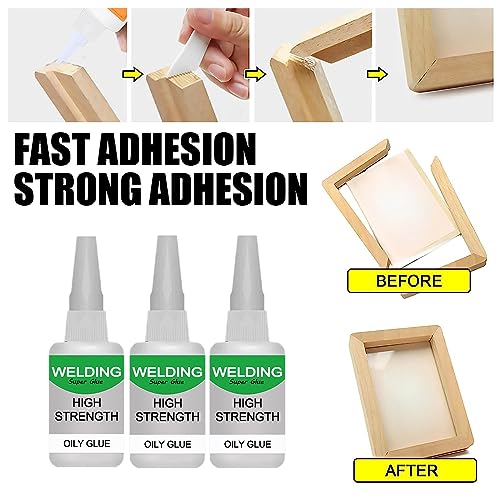 150ml welding high-strength oily glue jue-fish multifunctional glue universal super glue instant bonding strong adhesion repairs last long time for metal wood ceramicsleather glass 3pcs