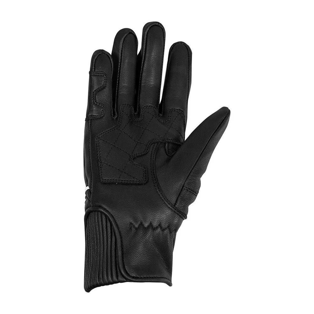Rusty Stitches Lilly Damen Motorrad Handschuhe, schwarz/blau, XS | Leder