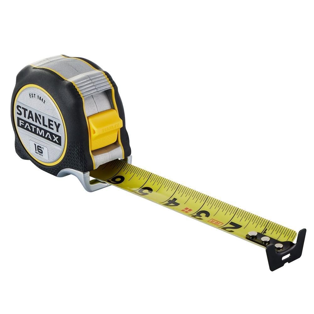 STANLEY Metro a nastro di alta qualità, 4,9 m x 2,5-0,6 cm
