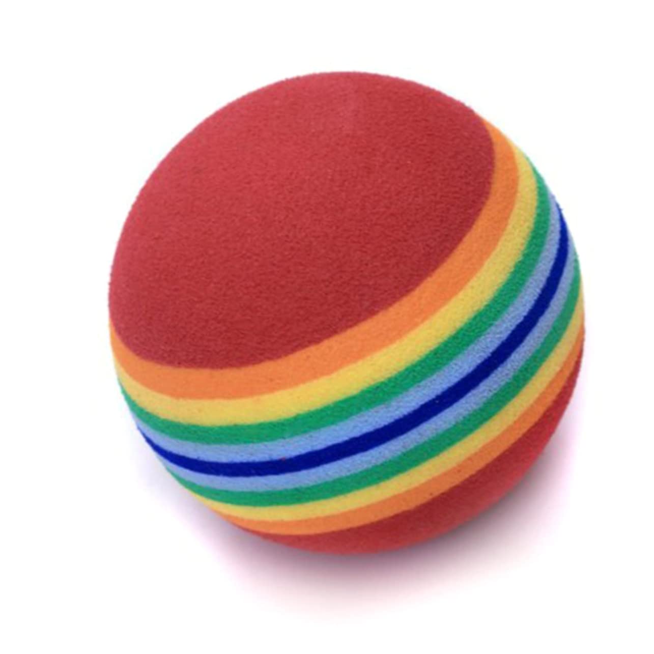 Happyyami 20pcs Sponge Golf Training Balls Eva Material 1.6inch Diameter Soft Lightweight Rainbowed Perfect for Practice Shots