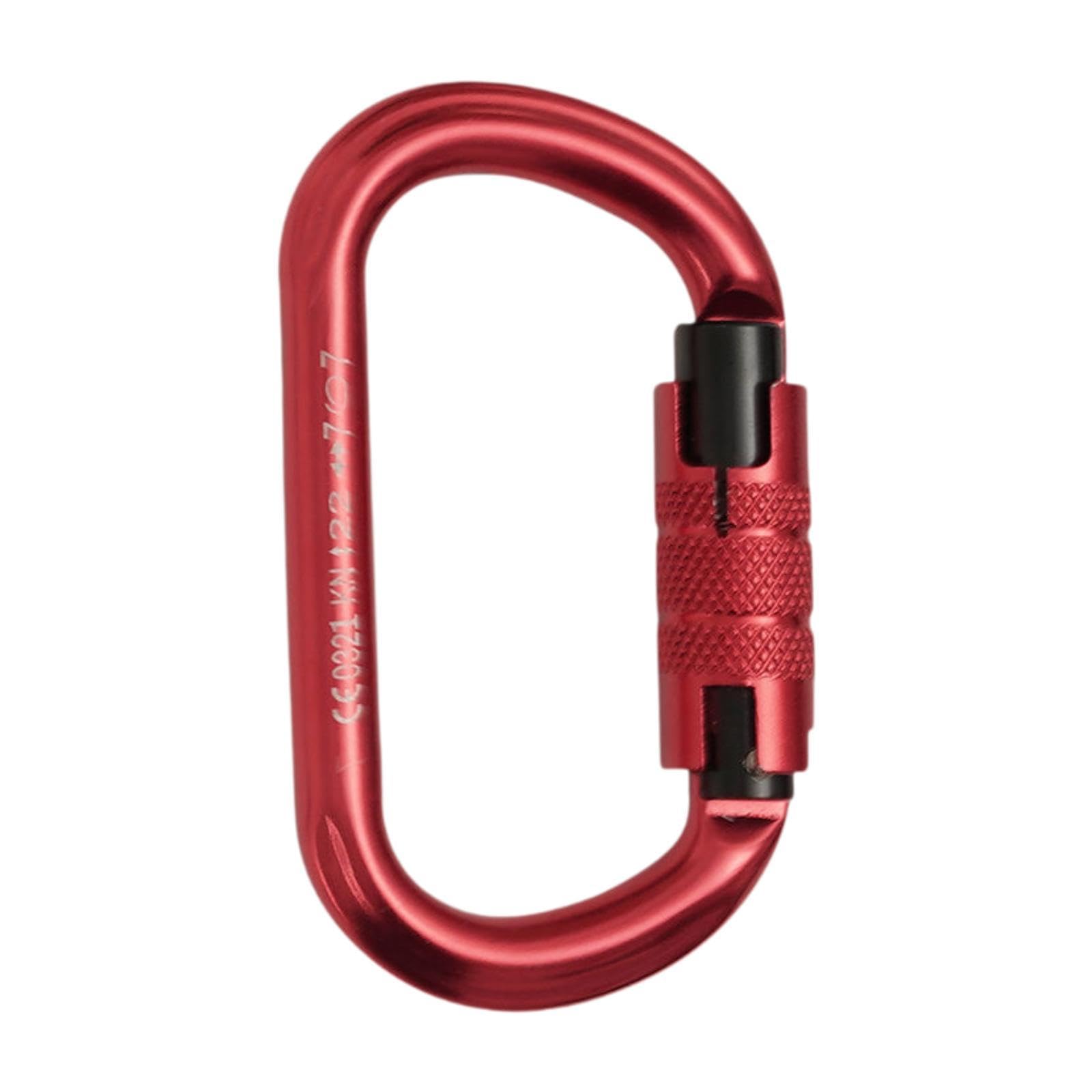 Carabiner Clamp Hanging Hooks Buckle for Rappelling Keychains Outdoor Sports| Heavy Duty Locking Carabiner Clip | D-Ring Hook for Camping, Hiking, Climbing-image-42