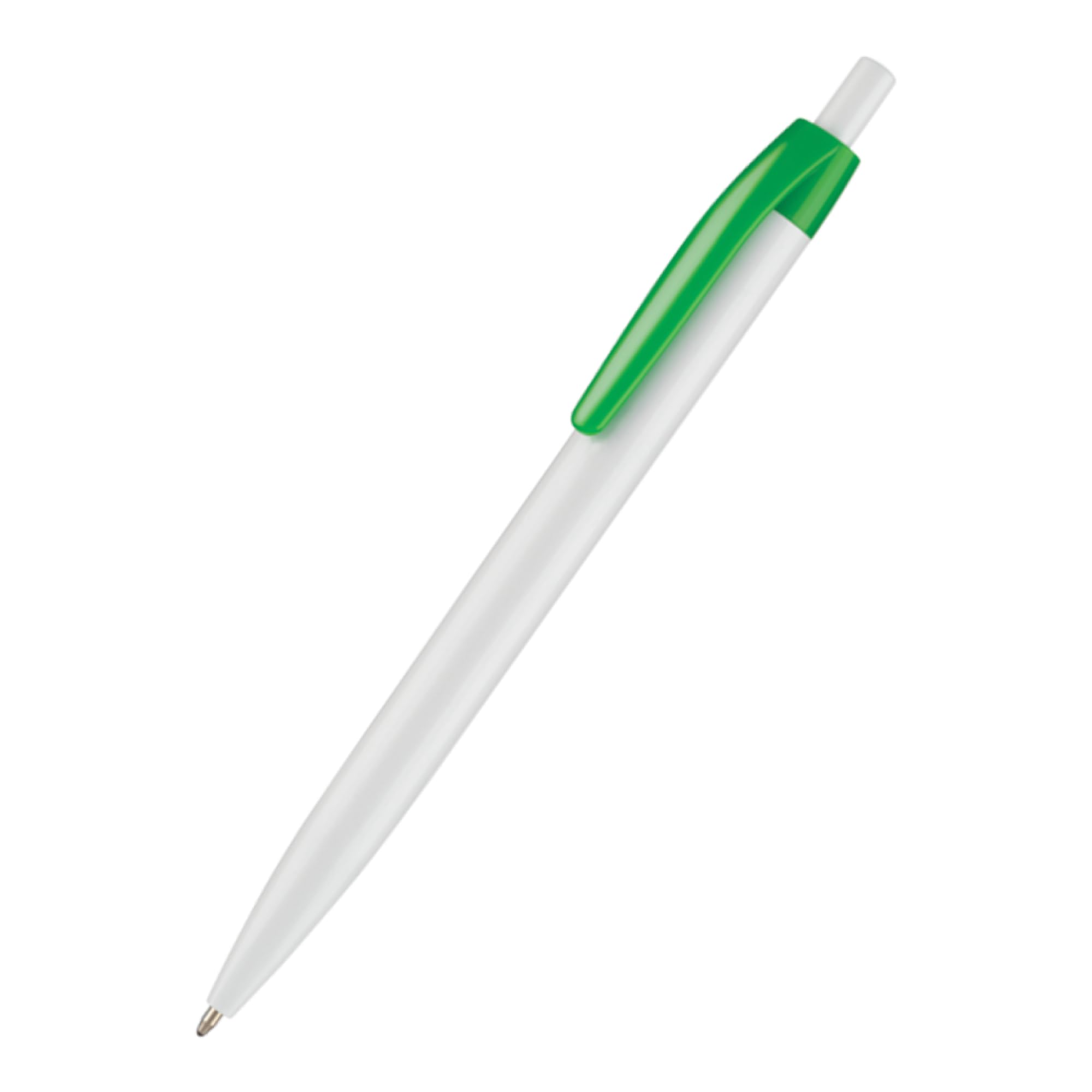 stika.co Pack of 20 Green pens, Supersaver Custom Full Colour Printed Curved Pens Personalised with Your Logo/Text, Promotional Events Schools Giveaway