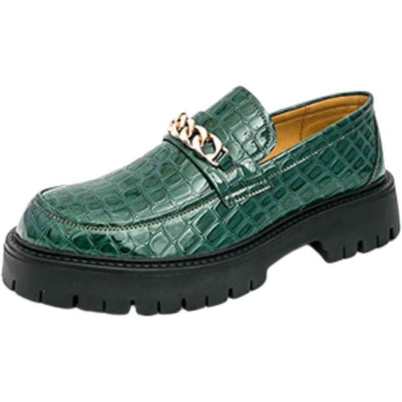 Four-Season Style - Men's Large-Sized Thick-Soled Business Oxford Shoes. Fashionable and Versatile. Suitable for Weddings, Dances and Parties.