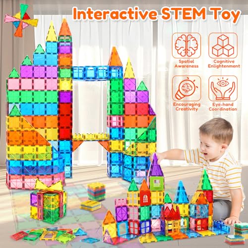 Kaysaitoy 100pcs Magnetische Bausteine Magnetbausteine Spielzeug ab 3 Jahre – Ansicht 2