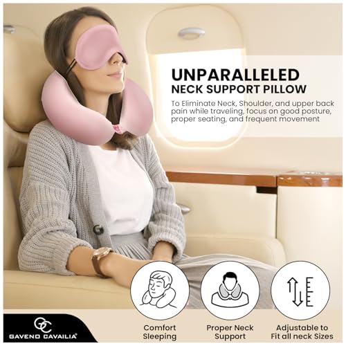 Memory Foam Neck Pillow for Travel | Extra Comfort Support - Image 3
