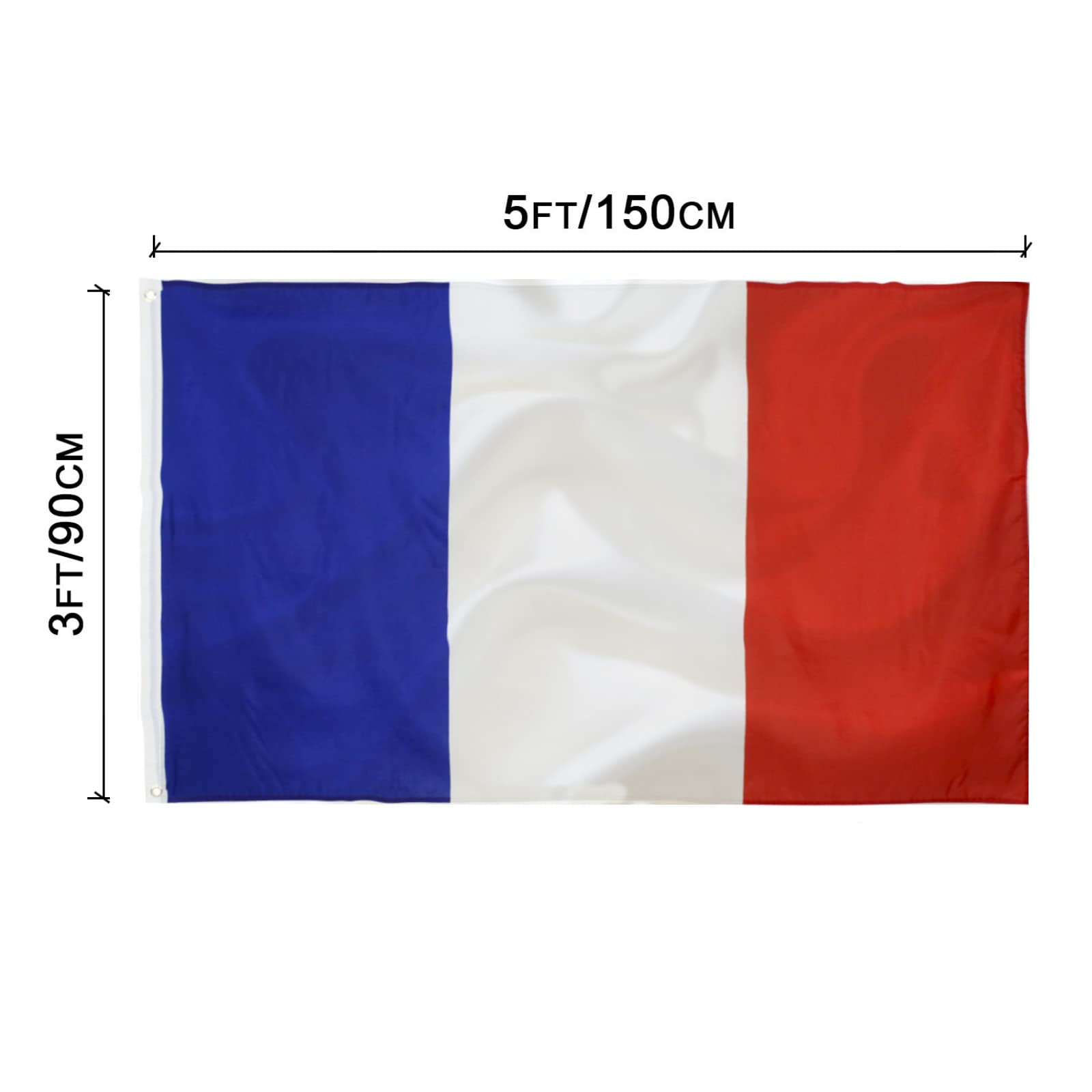Europa Flag European Union FLAG 90 x 150 cm- Bandiera EU Poliestere Metallo Occhielli all'aperto Colore vivido e Adatto per uso interno ed esterno
