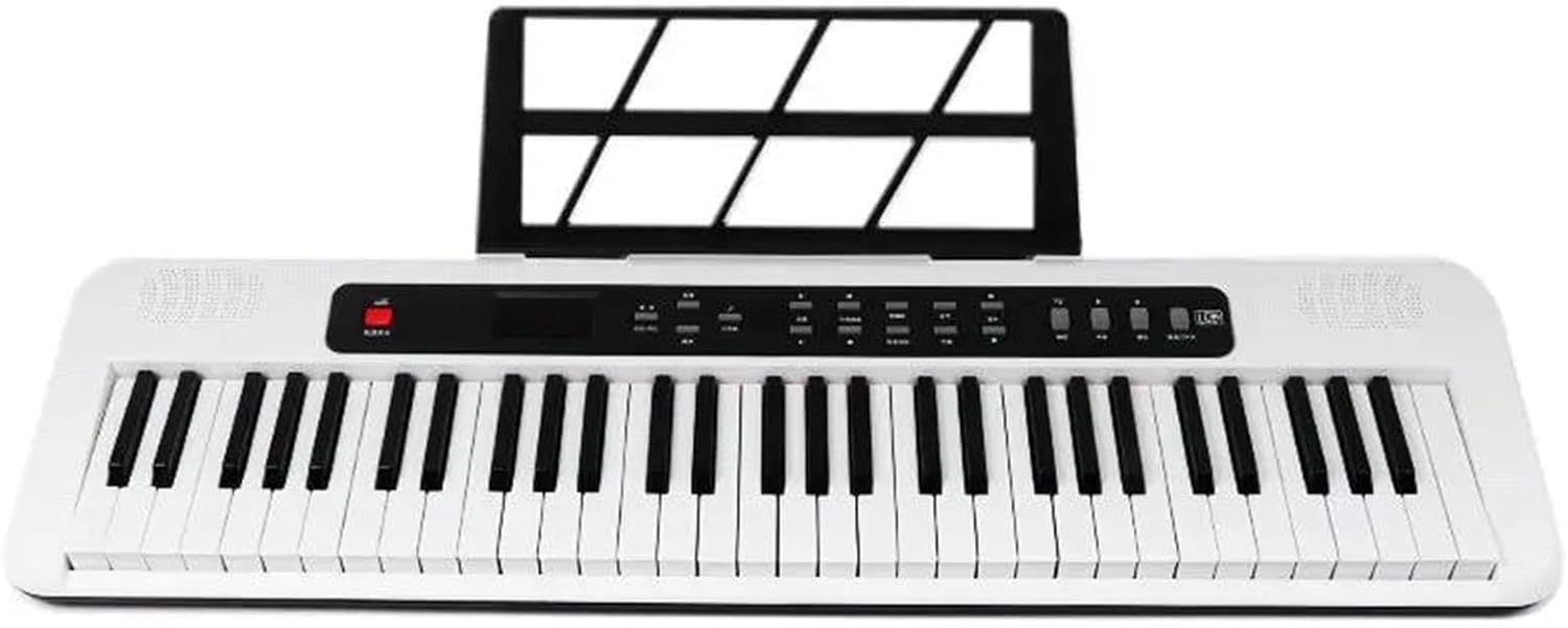 Piano klawiatura elektryczna, klawiatura elektroniczna 61 klawiszy multimodalnych narządów elektronicznych Początkujący syntezator klawiatura muzyczna Instrument muzyczny do fortepianu (kolor