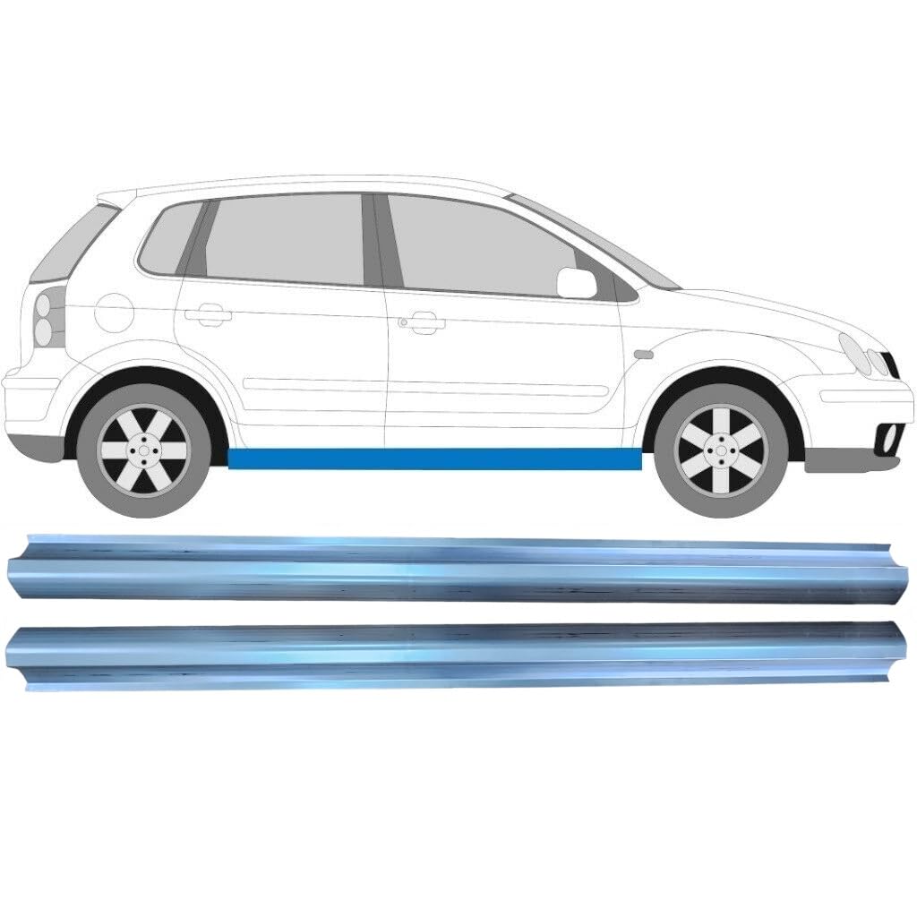 Reparaturblech Schweller für Volkswagen Polo 2001-2009 / Links = Rechts/Satz