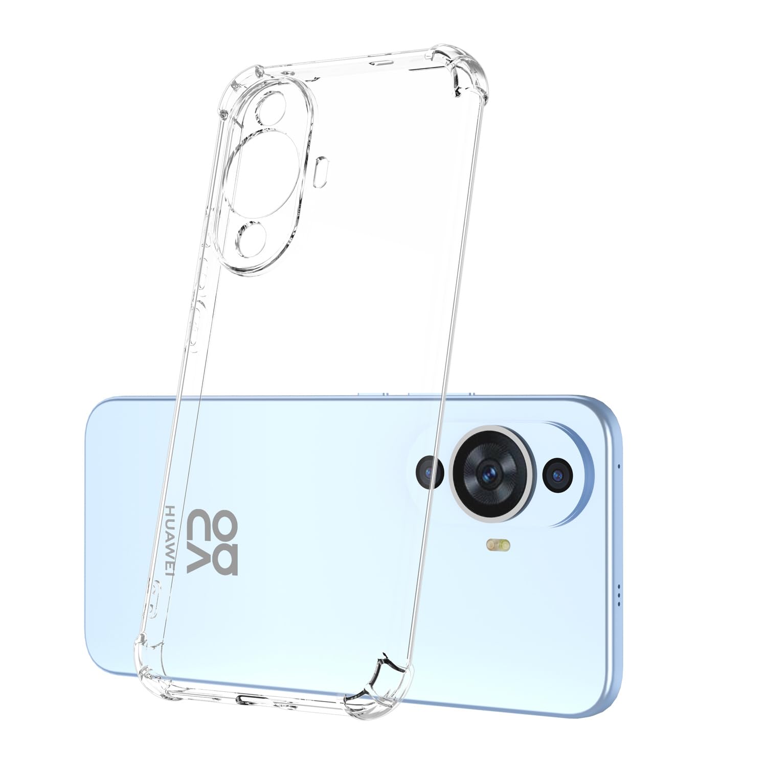 XINYEXIN Clear Cover per Huawei nova 12 SE Motivo Fiori Floral Custodia