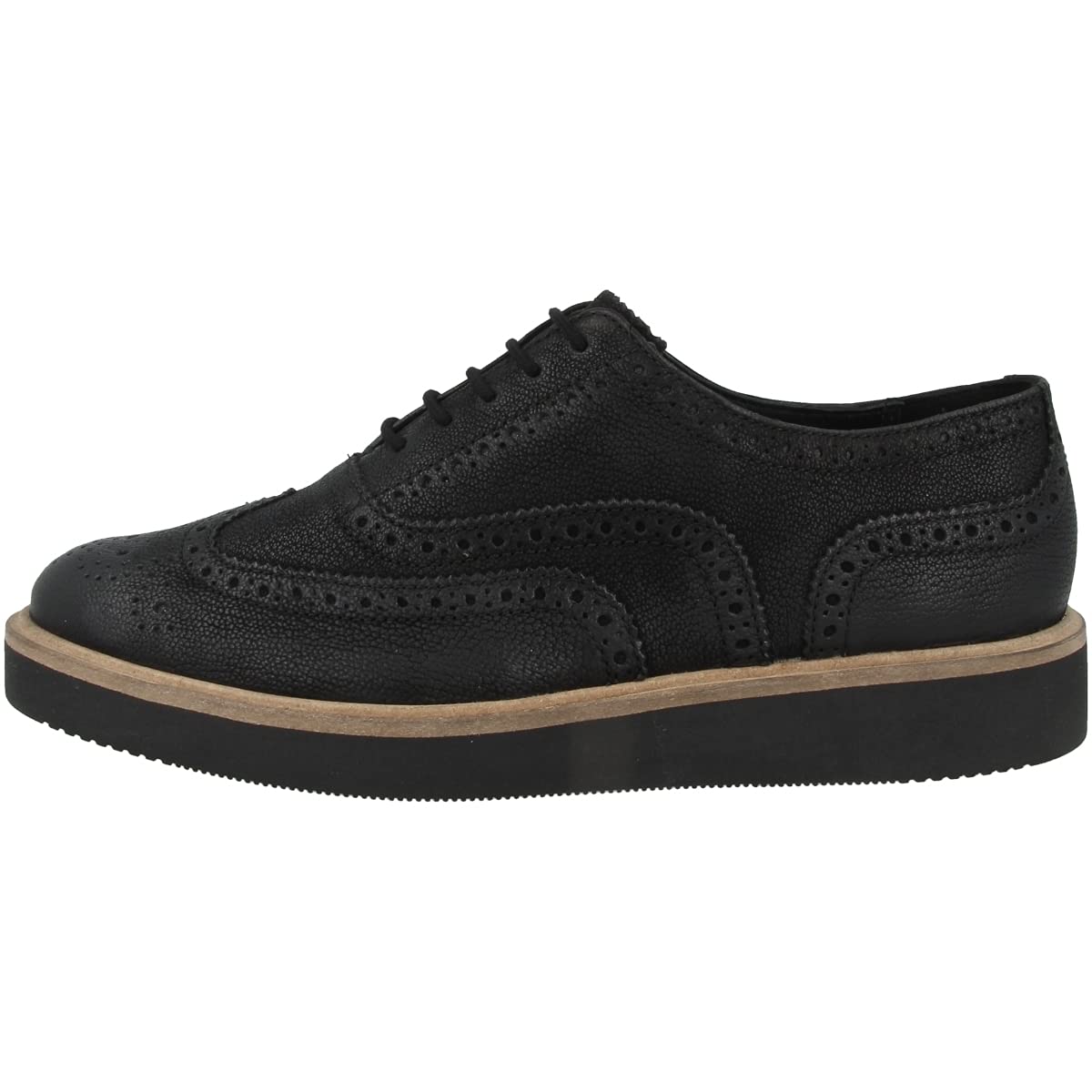 Clarks Baille Brogue, Zapatos Planos Mujer