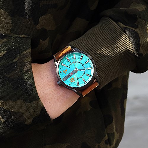 Image of Curren Casual Watch For Men Analog Leather - 8306, strap