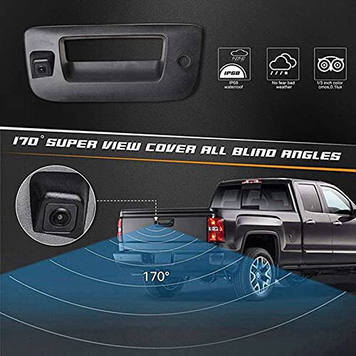 Cámara De Respaldo Con Mango Para Chevrolet Chevy Silverado