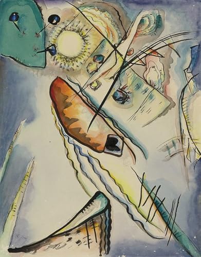 Peinture Wassily Kandinsky poster mural pour décorer une chambre