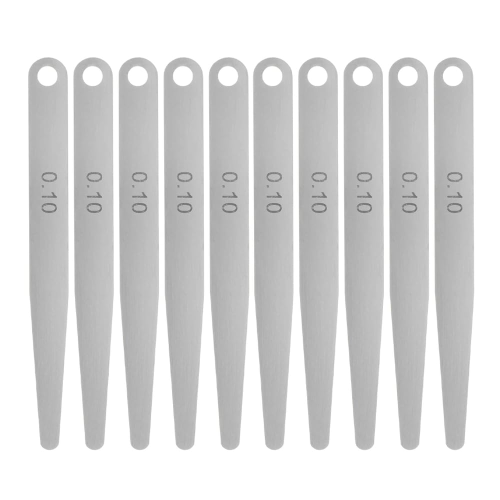 Feeler Gauge 0.1mm Thickness Gauge Steel Metric Gap Measuring Tool Single Precision Measurement Tool