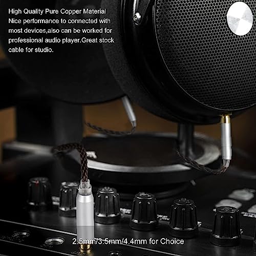 OKCSC ZT8 Dual 3.5mm to 3.5mm Headphone Cable for Hifiman Sundara/ANANDA-BTHE4XX/HE-400i/560/OneOdio Pro-10,8 Core OFC 3.5mm Headphones Extension aux cable for AGPTEK HA1/FiiO K3/BTR5-B/BTR3K/Q3/M11-B - Image 4